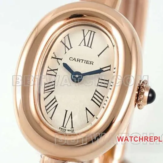 AF FactoryCartier bathtub super clonerose goldWGBA0019side live photo