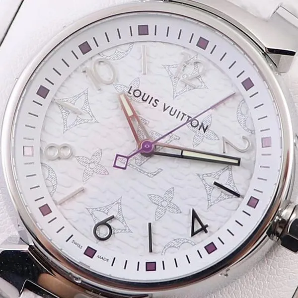 ReplicaLV ladies watch 34mm white dial high quality quartz watch back cover picture