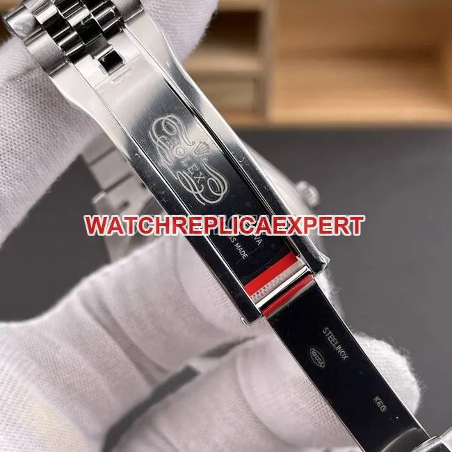 watch VS Factory log Rolexwhite dial3235 mechanical 41mm wear live photos