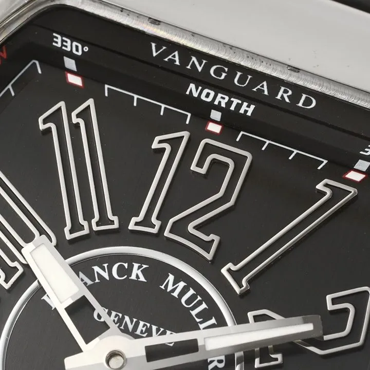 RMS factory Frank Muller men's top-tier watch black dial flywheel leather strap model V45side live photo