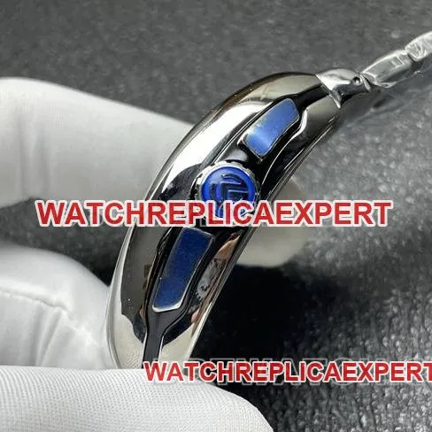 1:1replica watch ABF factory Frank Muller V45blue dial steel braceletside live photo