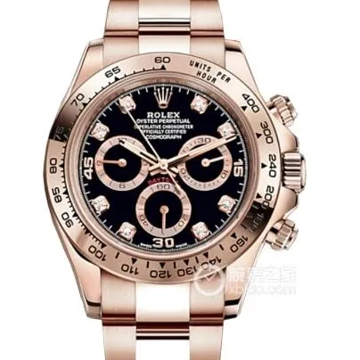 C factory DaytonaRolex1:1replica watch black dial full rose goldsteel bracelet model m116505-0015braceletlive photos