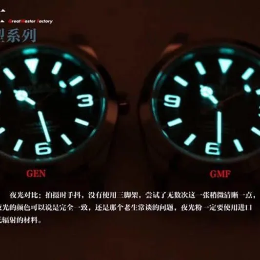 GMRolex Explorer m214270-0003 real and fake comparison evaluation movement chart