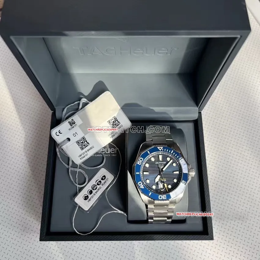 TAG Heuer Aquaracer top-tier 1:1super cloneblue dialsteel bracelet model WBP201B.BA0632braceletlive photos