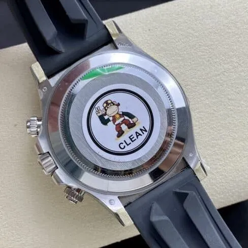 Side view of big factory high-quality C factory Rolex Gray Demon Daytona4130movement40mm men's watch