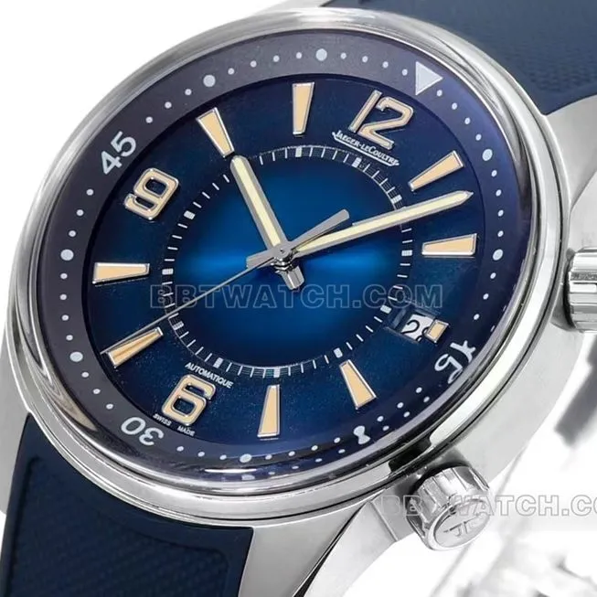 BLS factory Jaeger-LeCoultre Beichen top-tier blue plate rubber model 9068681side live photo