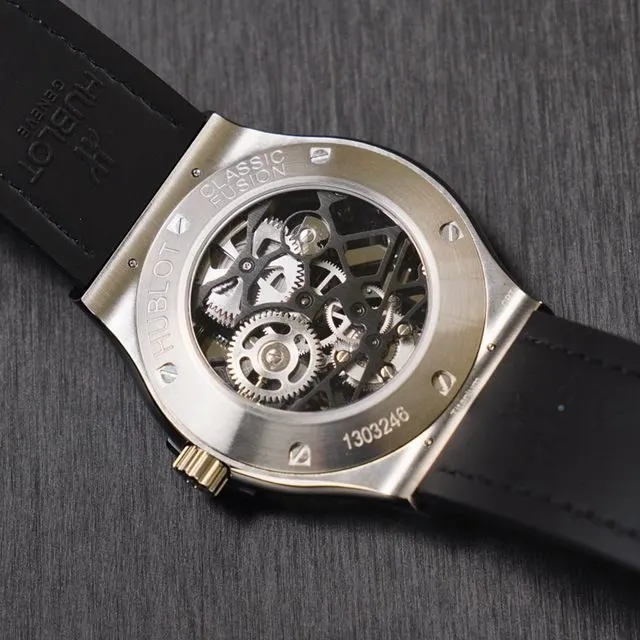 Hublotsuper watch (Hublot) classic fusion series tourbillon watch front view