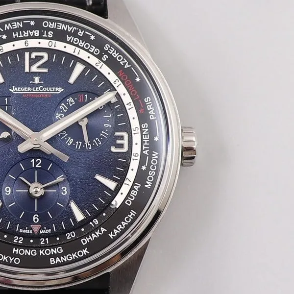 Jaeger-LeCoultre Polaris Watch Review: Power Reserve Display Multifunction Mechanical Watch Strap Photos