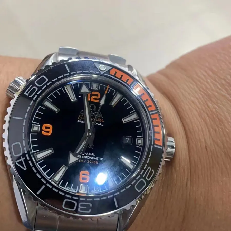 Omega Seamaster Planet Ocean Seamaster Planet Ocean 600M Co-Axial Chronometer 45.5mm 45.5mm Black Men Automatic