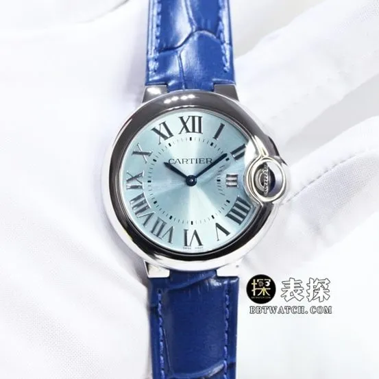GTG Cartier blue balloon watch ladies blue dialleather strap model pictures and prices clasplive photos