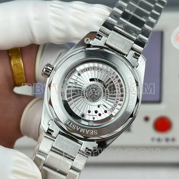 Omega watch Seamaster gray plate 38mm small seconds steel bracelet model side live photo