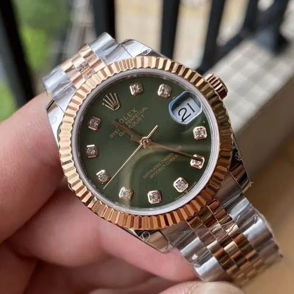 Rolex high-quality watch women's log watch side view