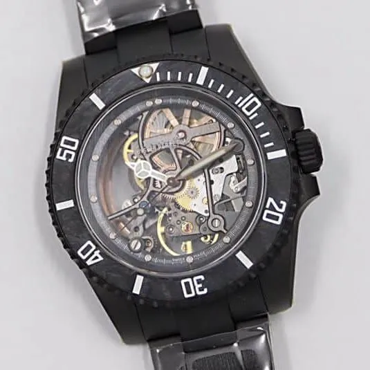 Rolexreplica watch SUBSubmariner back diamond customized version watch side view