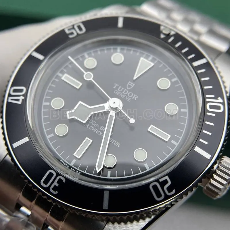 Tudor collectible watch DIF factory Biwan 41mm black dial mechanical steel bracelet model lumelive photos