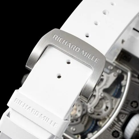 Large factory fine imitation Richard Mille black steel RM 21-01 aerodynamic tourbillon watch light wear-resistant carbon fiber and 5N red gold material movement figure