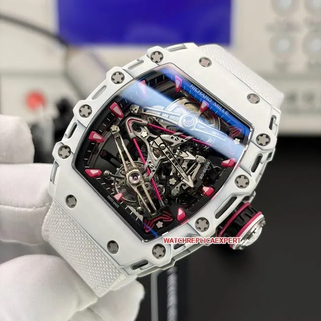 top-tier watch RM 38-02 hollow dialtourbillon mechanical side live photo