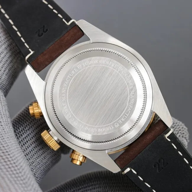 top-tiersuper cloneTWF Tudor's latest Biwan chronograph men's stainless steel watch clasp picture