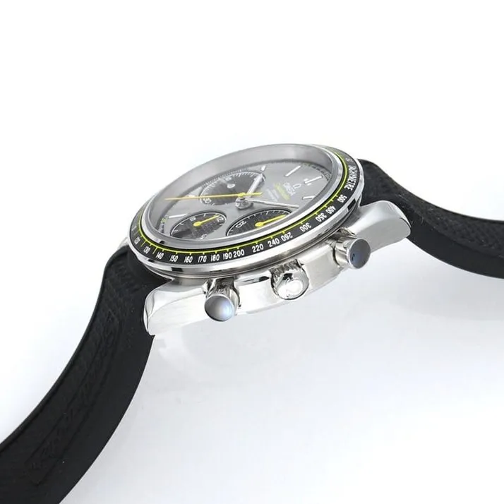 Omega Speedmaster series racing chronograph top-tier watch 326.32.40.50.06.001 multi-function front view