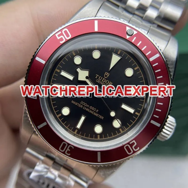 Tudor watch DIF factory Biwan 41mm small red shield mechanical steel bracelet model clasplive photos
