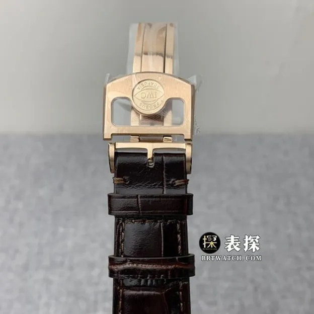V9 FactoryIWC watch men's Portugal watch silver white dialleather strap model pictures and price caseback live photo