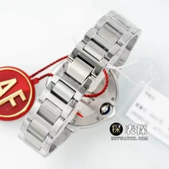 AF blue balloon Cartier1:1replica watch pink plate steel bracelet model W6920100braceletlive photos