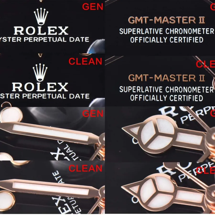 C Factory Greenwich Sars Circle 126711 Real and Fake Comparison Review Rolex Top collectible watches Appearance Comparison Chart