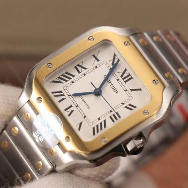 Cartier high-quality watches new Santos watch side view