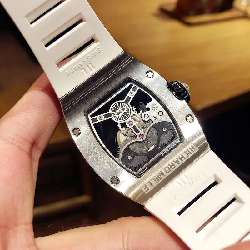 Richard Mille watch RichardMille Gypsophila series men's mechanical watch clasp picture