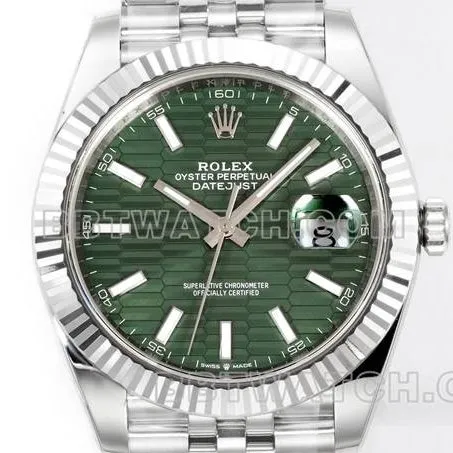 JF Factory Rolex Datejust 41mm Green Dial