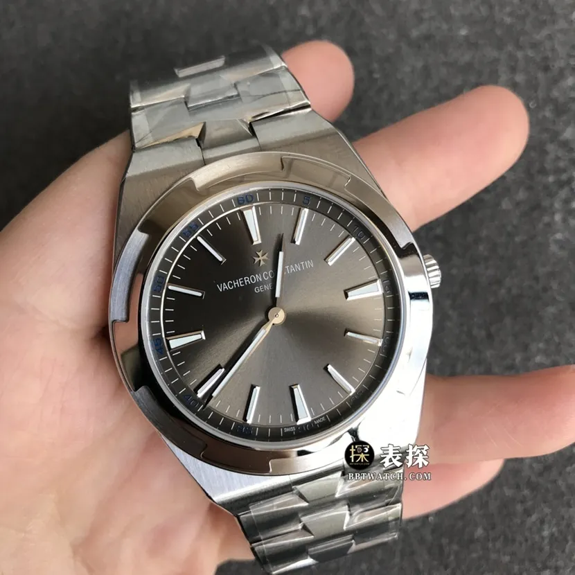 XF factory Vacheron Constantin 2000Vtop-tier high-quality watch men's dark gray plate steel bracelet model pictures and prices braceletlive photos