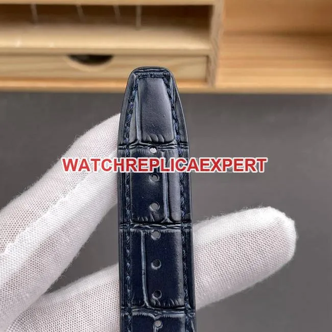 watch Portugal APS factory IWC silver white dial blue needle clasplive photos