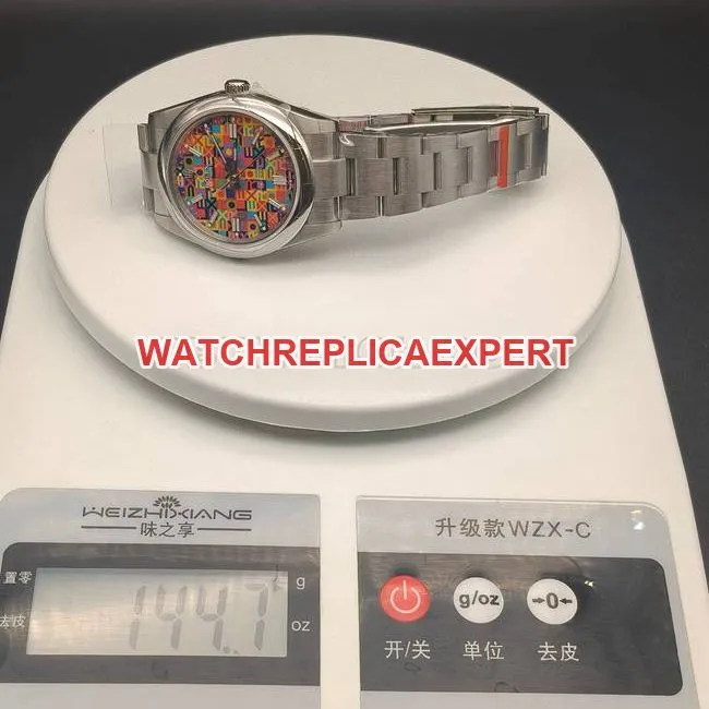 collectible watch oyster perpetual color dial 36mm 126000caseback live photo