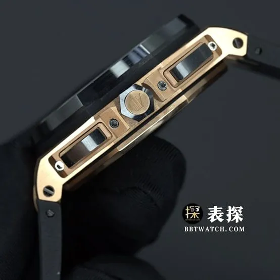 JF factory Audemars PiguetRoyal Oak offshore type 26400top-tier 1:1high-quality watch men's black dial rubber model pictures and prices clasplive photos