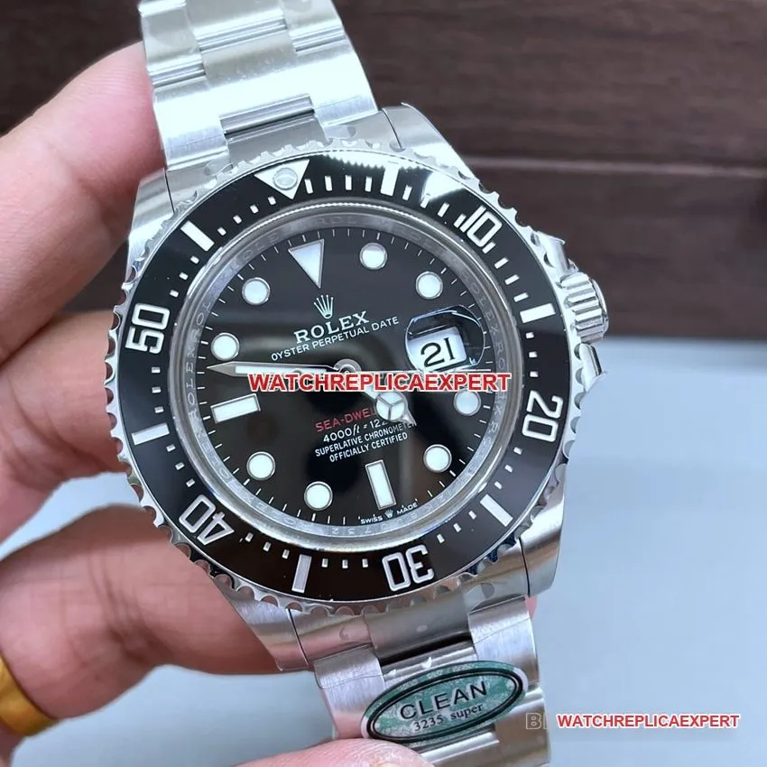 C factory Rolex Sea-Dweller top-tier 2024 new single red ghost king 126600braceletlive photos