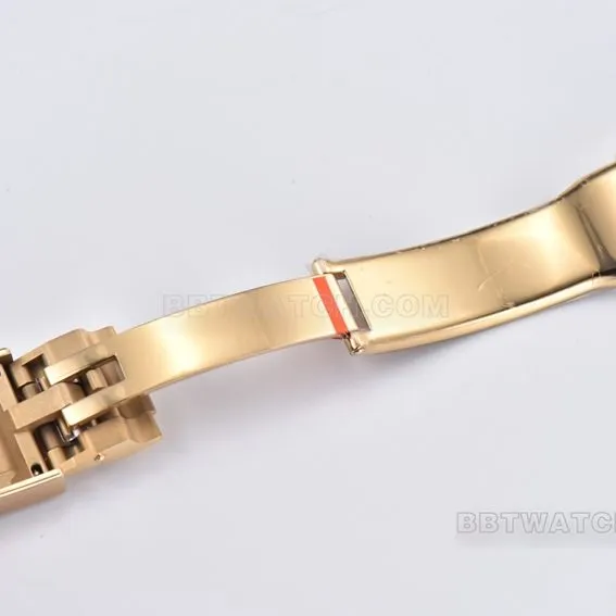 Factory C Rolex Daytonatop-tier 1:1super silver white dialyellow gold rubber model 116518braceletlive photos