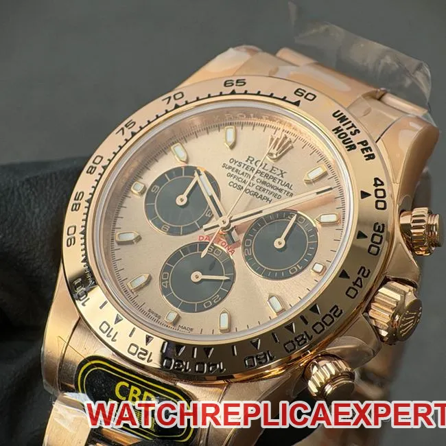 1:1replica watch RolexCBD factory Daytonarose gold case rose gold plate 4130clasplive photos