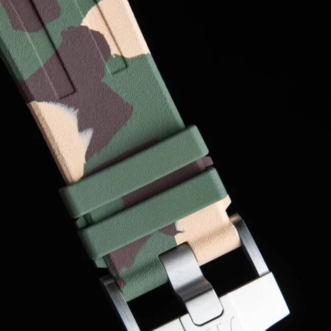 Big factory high-quality replicaAPFAudemars PiguetRoyal Oakgreen dial put an end to fake offshore 26400 watch clasp picture