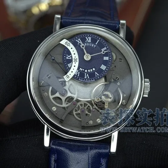 ZF Breguet watch blue gold engraved dialleather strap model 7097BB/GY/9WU weight chart
