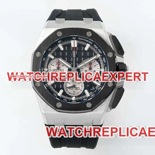 APS factory Audemars PiguetRoyal Oak offshore type 1:1top-tier replicablack dial26420side live photo