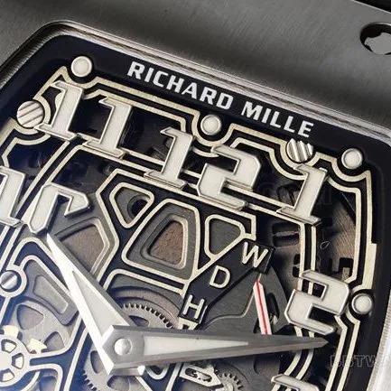 top-tier watch Richard Mille hollow dialRM67-01caseback live photo
