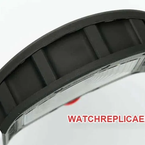 APSRichard Milletop-tier 1:1high-quality carbon fiber case white rubber model RM055caseback live photo