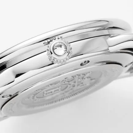 top-tier Hermès women's black dial black belt classic watch series quartz watch detail shots