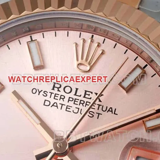 ARF FactoryRolex log top-tier 1:1super clonerose gold disc 31mm gold three-lattice chain link 278271side live photo