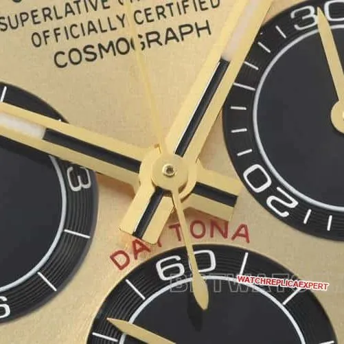 CleanRolexDaytonasuper gold plate 4131steel bracelet model 126508side live photo