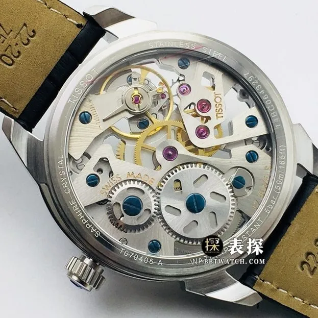 Tissot watch, LG Tianjiang hollow watch, front live photo