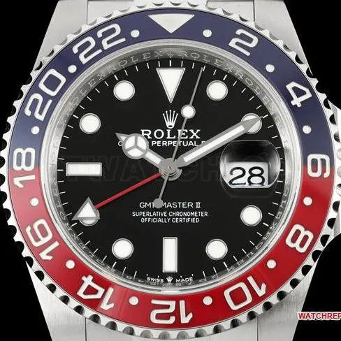 collectible watch RICH factory GMT-MasterRolex blue red circle 126710front live photo