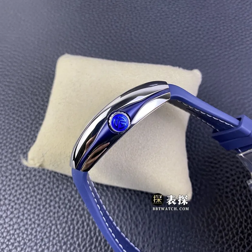 ZFV45 series Frank Muller watch blue dialleather strap model SC DT YACHTING OGclasp picture