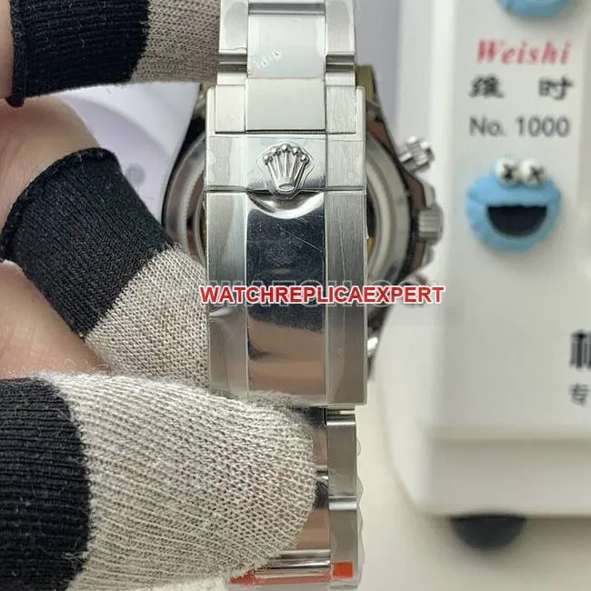 QF factory watch Rolex Daytona ice blue dial4131 mechanical wear live photos