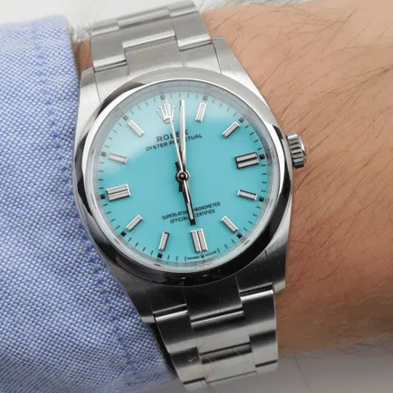 Rolex Oyster Perpetual's Bold Turquoise
