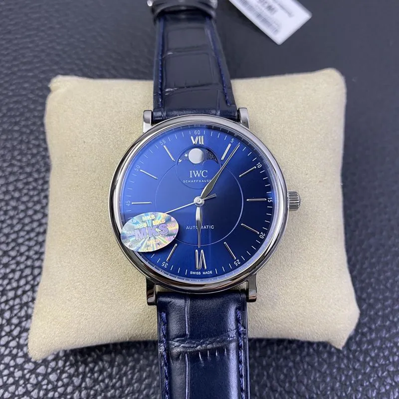 IWC watch Portofino series moon phase automatic watch clasp picture